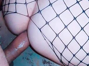 Wife In Stockings Gets Fucked Rough And Hard