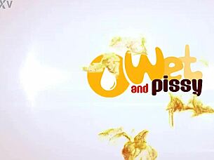 Wetandpissy Nicolette Noir Gets Soaked In Golden Piss In This Peeing Video