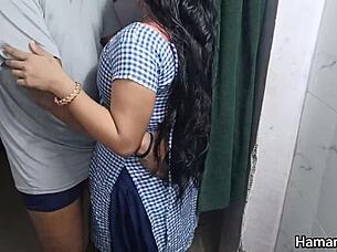 Is This Desi Bhabhi Cheating With Neighbour Boyfriend In Steamy Indian Sex?