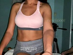 Fat pussy latina moans during intense fucking