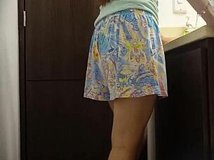 Hot Big Tits College Roommate With Wet Shaved Pussy Loves Riding Tight Pussy After Classes