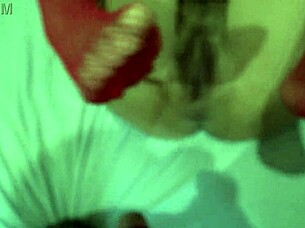 Ebony Babe's Sweet Pussy Explored Close Up