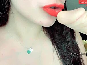 Hot Latina Brunette's Intense Jerk Off Instructions