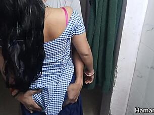 Is This Desi Bhabhi Cheating With Neighbour Boyfriend In Steamy Indian Sex?