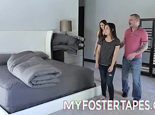 Caught stealing? Get punished by uncle in garage now!