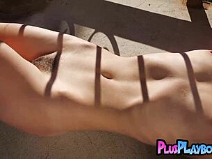 elena generi poses naked showing her perfect ass