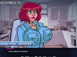 got caught jerking off then sexy girl fucked me and swallowed cum