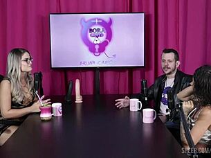 compilation of espuleta and himeros mansion on bora cast with bruna carlos, part 2, watch on sheer red 😊