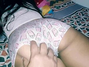 nice ass stepsister gets sperm from stepbrother