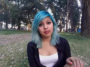 chica sexy fingering her boobs and masturbating those tits