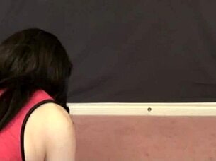 Pink front zipper minidress on the floor with a face mask