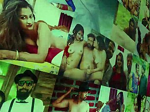 Desi MILF House Owner's Hardcore Sex with Two Male Servants