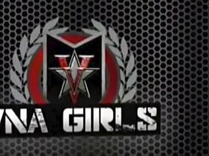 petite girl in red shoes riding