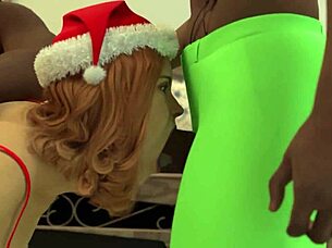 Intense emotions build as thick mature wife mrs keagan endures christmas gangbang with blowjobs and assfucking