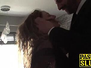 CLASSY SLUT MILF FILTH BENDS OVER FOR ROUGH ANAL FUCK