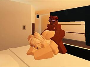 My chubby neighbor invites me to her house