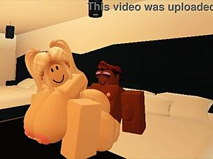 My chubby neighbor invites me to her house