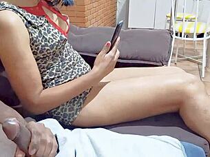 Stepmom sucks my cock