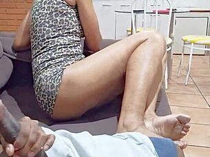 Stepmom sucks my cock