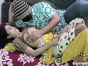 Desi wife enjoys hot sex on anniversary day