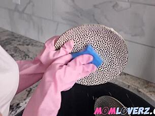 The maid MILF craves a hard cock.