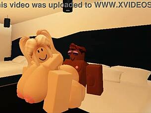 My chubby neighbor invites me to her house