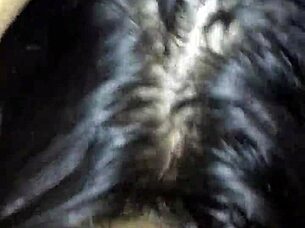 this nerd gives an amazing blowjob while cheating