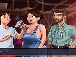 summer time saga unc part 19 continues the dating game in anime style