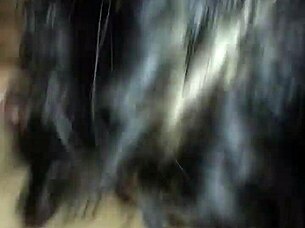 this nerd gives an amazing blowjob while cheating