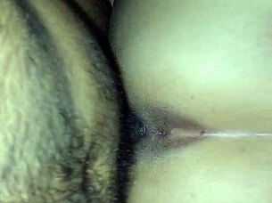 Hot brunette gets on all fours for interracial flashing fun 😏🍑