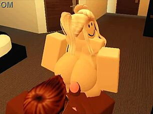 My chubby neighbor invites me to her house