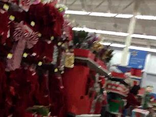 Hey, check out this candid mom shopping hidden in the store! 😎