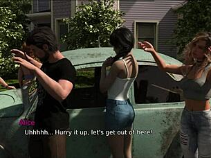 Interracial Lesbians Trib Pussies Hard, Using Vibrators to Squirt