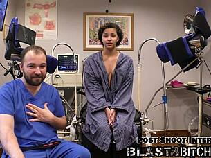 Doctor Blasts Patient Rebel Wyatts Pussy With Cum