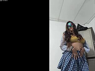 Horny student fucks boyfriend in uniform