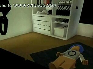 Hey! Roblox Girl Gets Nailed Hard by Sneaky Intruder!