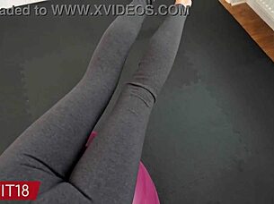 I am Stella Sedona, skinny American with small cute tits, wanting to fuck the foreign gym owner with his huge cock