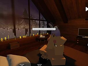 i was in roblox, getting rough with my girl, riding her hard in doggystyle while dirty talking, bent over for intense fucking.