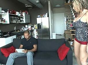 Karlo Karrera fucks Sara Jay's big ass doggy style!