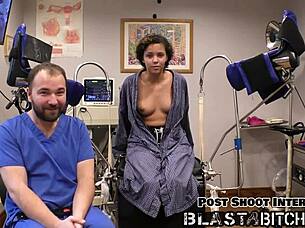 Doctor Blasts Patient Rebel Wyatts Pussy With Cum