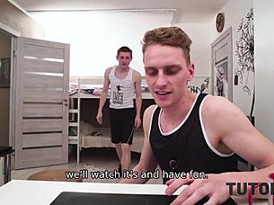 guy sets cameras to fuck russian milf teacher