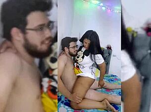 Latina pussy creampie during quarantine