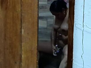 I suck bad dragon dildo n get creampie