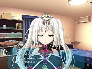 princess x fan disc ep14 where she loses her virginity in the game