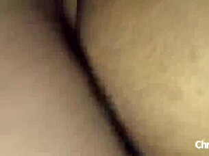 What happens when amateur ebony couple has bent over sex with fat curvy wife?