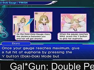 Gal gun double peace anime game concludes with final episode featuring double action