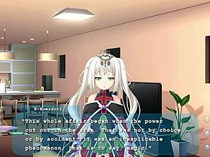 princess x fan disc ep14 where she loses her virginity in the game