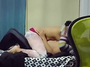 Flight Attendant's First Homemade Clip with Ass Shaking