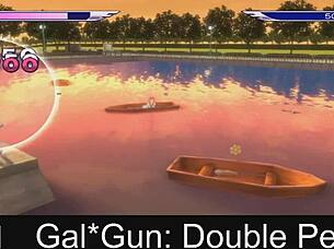 Gal gun double peace anime game concludes with final episode featuring double action