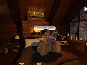 i was in roblox, getting rough with my girl, riding her hard in doggystyle while dirty talking, bent over for intense fucking.